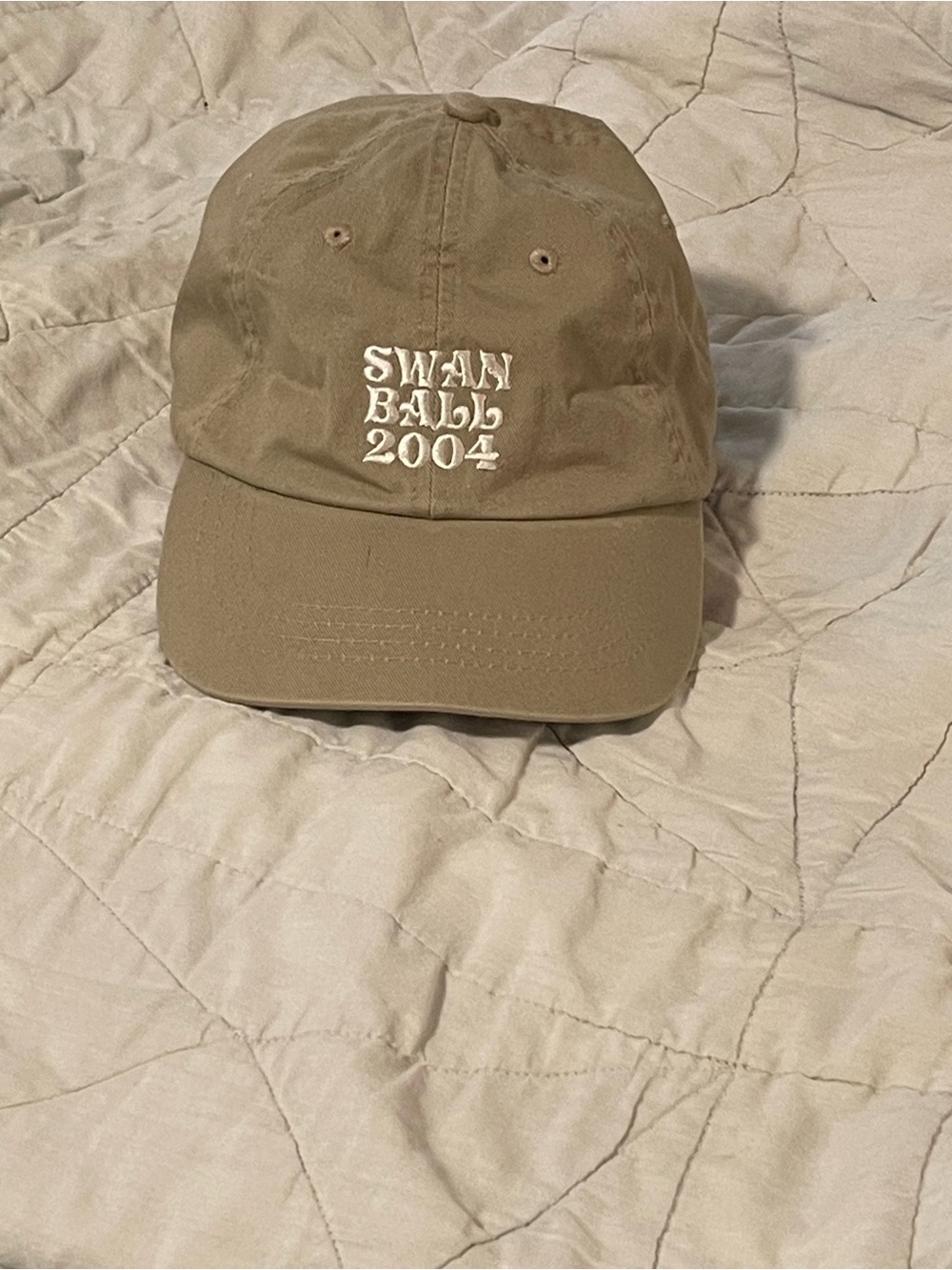 SWAN BALL 2004 Embroidered Khaki Cap